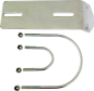 Preview: Halter für Bugrolle an Rohr 60 mm