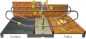 Preview: Liegeboxenbügel Universal - Variante Trägergestell