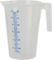 Preview: Messbecher 3ltr. Kunststoff mit Skala, stapelbar