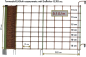 Preview: Elektrozaunnetz Tornado XL 0,90 m, mit  Erdleiter u.Doppelspitze, 50 m