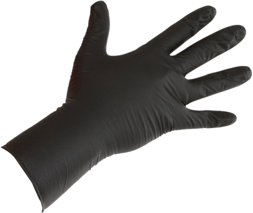 Einmalhandschuh Nitrile Long Black
