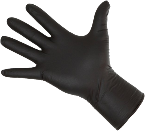 Einmalhandschuh Nitrile Long Black