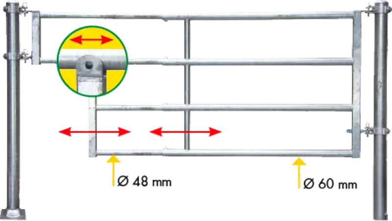 Abtrennung Tränke R4