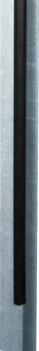 PVC-Schutzprofil für Metallpfosten Länge 50 cm