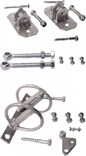 Preview: Weidezauntor mit Gitter