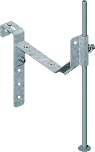 Halterung Holztrog höhenverstellbar