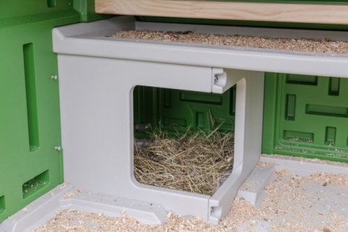 Mobile Coop aus Kunststoff