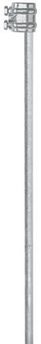 Erdstab 2m mit Erdungsklemme (3er Set)