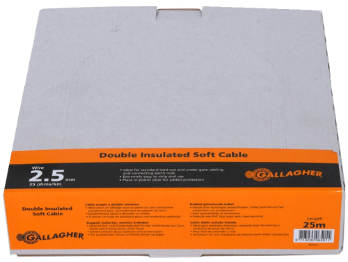 Erd- und Zuleitungskabel 2,5 mm soft 25 m Rolle