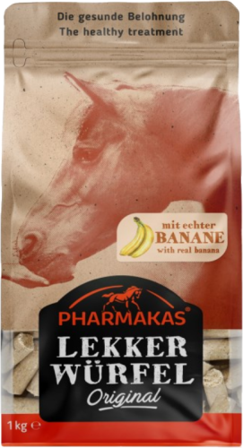 Bananen Lekkerwürfel 1 kg 