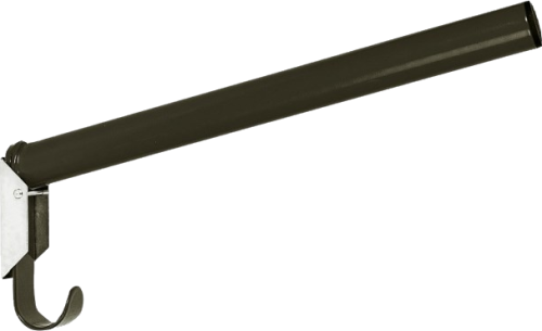 Sattelhalter, klappbar, rund, integr. Trensenhalter, schwarz