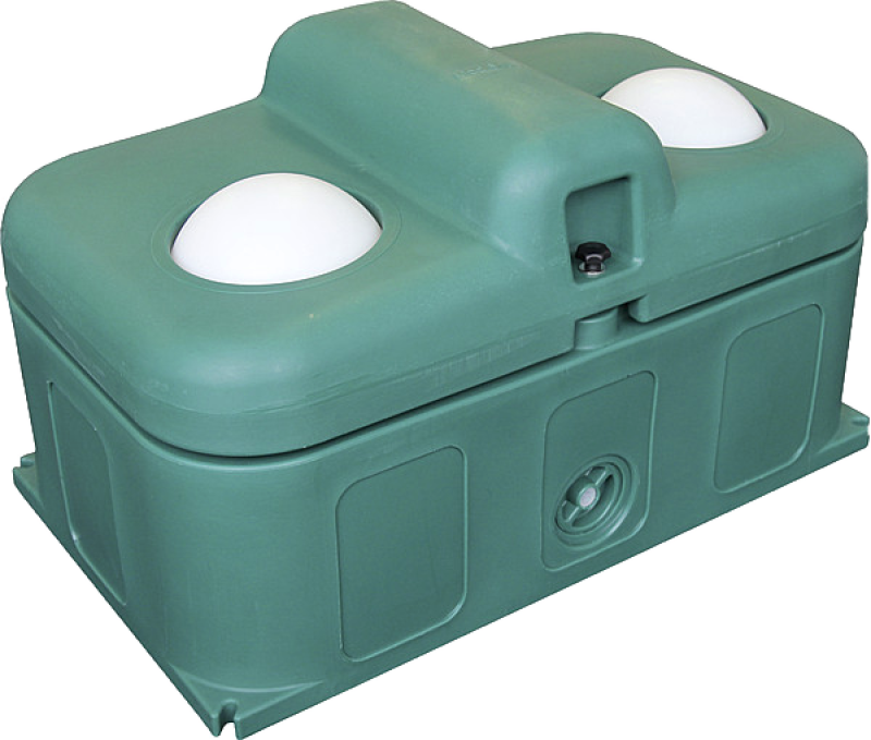 Thermo-Quell Mod. 640, 2 Bälle Isolierte Tränke, 80 Liter