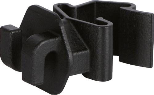Standard-Isolator für T-Pfosten, schwarz 