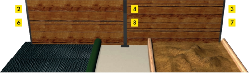 U-Profile für Holzbohlen