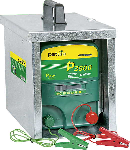 P 3500 mit geschlossener Tragebox