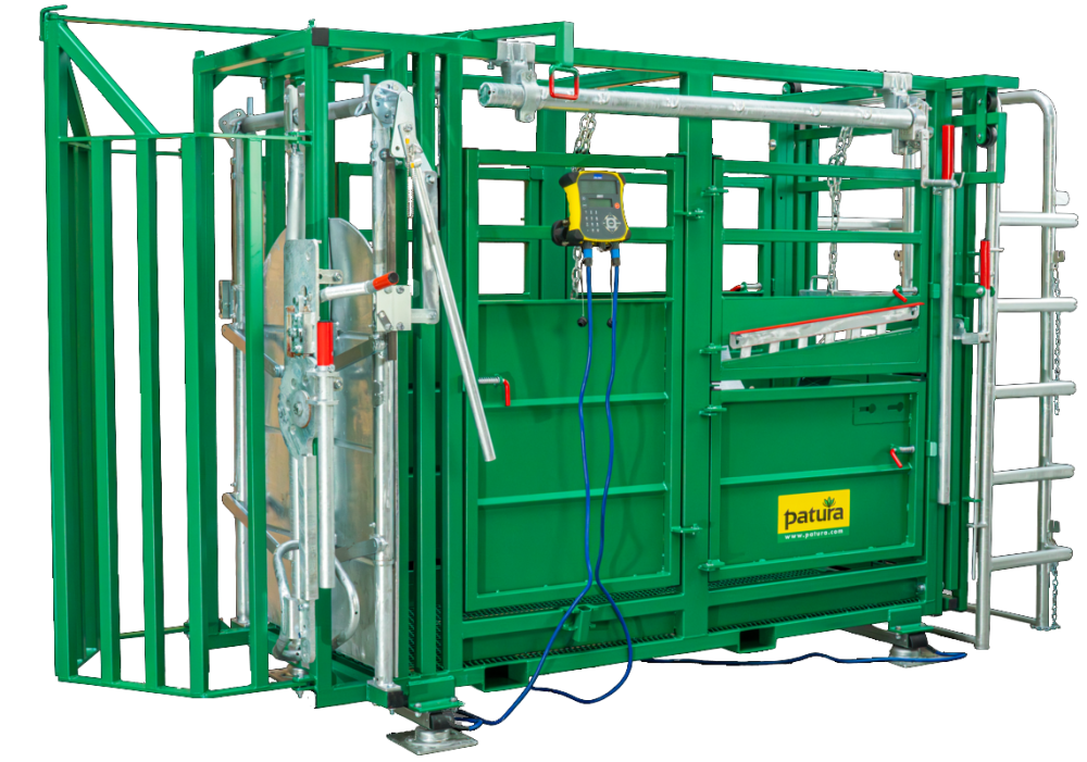 Behandlungsstand A6000, grün lackiert