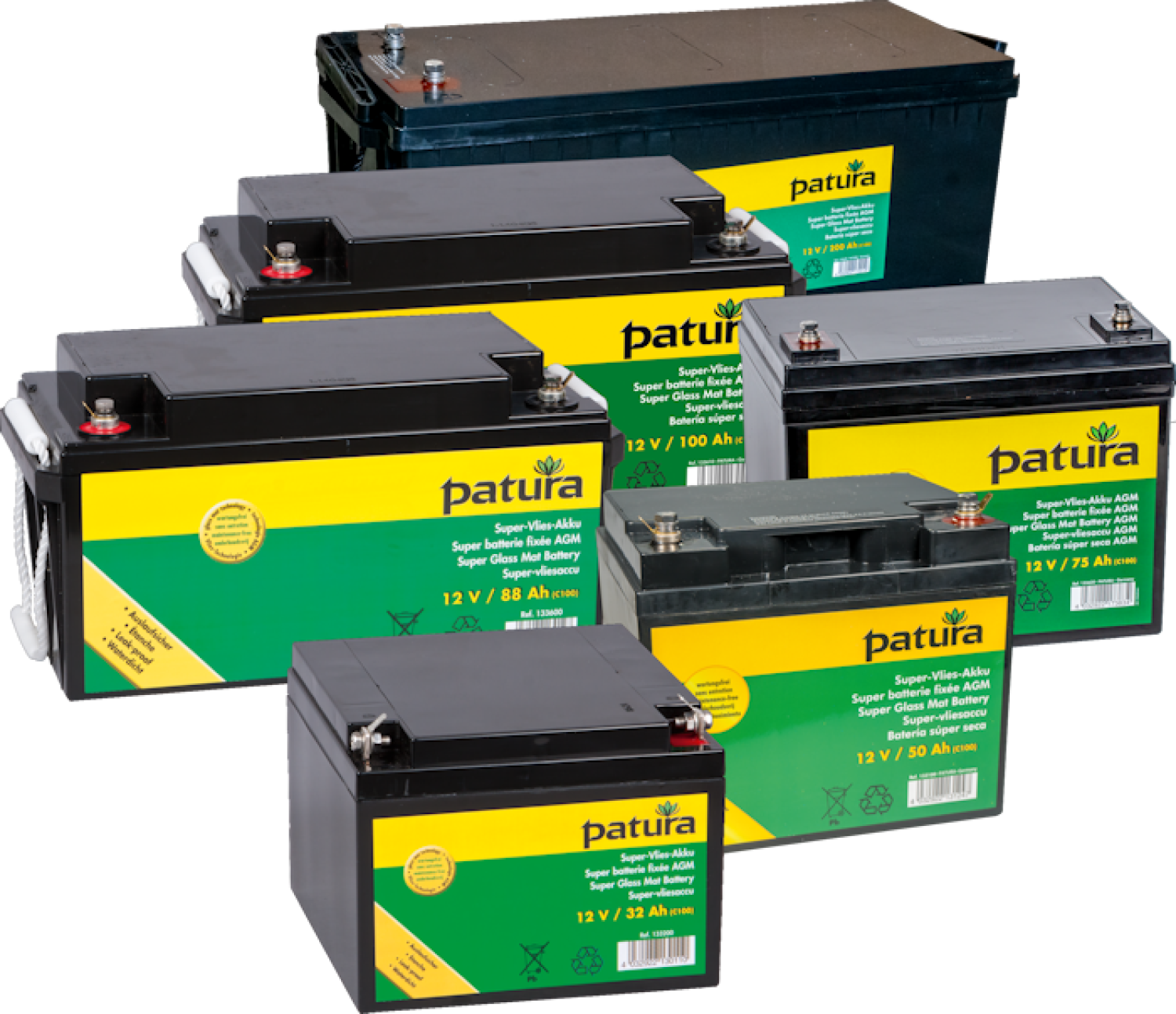 Super-Vlies-Akku 12V/100Ah - Patura