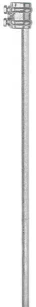 Erdstab 2m mit Erdungsklemme (3er Set)