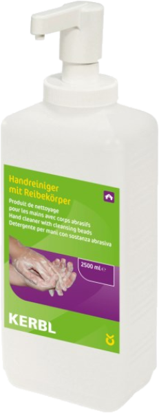Set Handrein. mit Reibekörpern aus der Natur, 2500ml+Pumpe