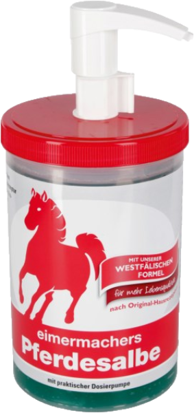 EimermachersPferdesalbe 1000ml Dose mit Spender