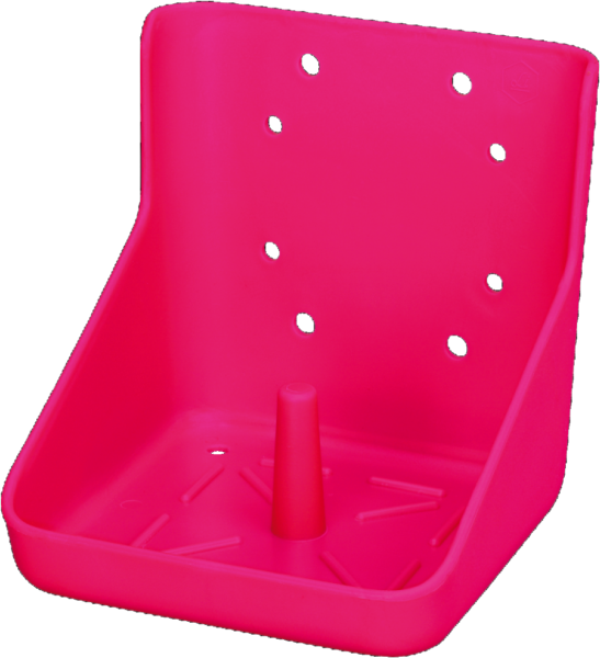 Salzlecksteinhalter neon - pink