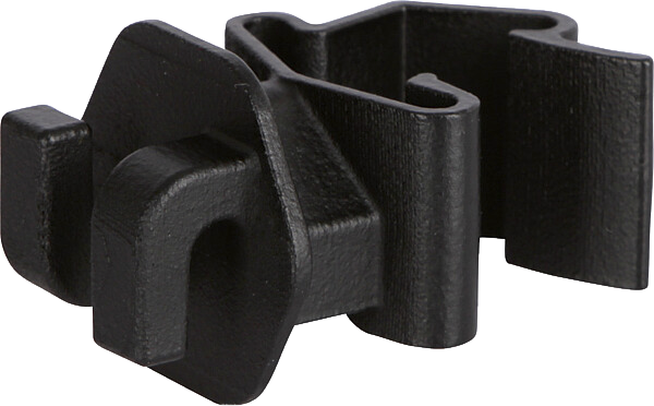 Standard-Isolator für T-Pfosten, schwarz 
