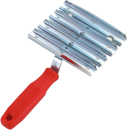 Metallstriegel, fein gezahnt