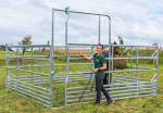 Sicherheits-Pferde-Panel mit Schiebetor