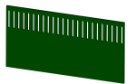Seitenwand geschlossen 1,20 x 2,40 m, PATURA Kälberbox