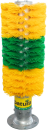 Pfahlbürste Maxi, gelb / grün / gelb