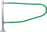 Flexibler Liegeboxenbügel