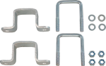 Montageset Rohr 60 x 60 mm an Pfosten 60 x 60 mm