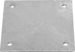 Gegenplatte für Pfähle mit Bodenplatte 