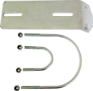 Halter für Bugrolle an Rohr 60 mm