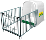 Comfort - Kälberhütte mit Umzäunung