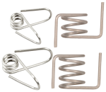 Edelstahlclip für Glasfiberpfahl 12 mm