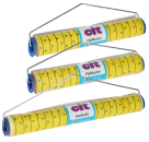 Fliegenrolle mit gelbem Papier